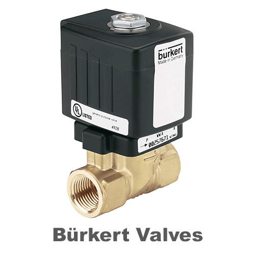 Bürkert valves at industryparts.biz