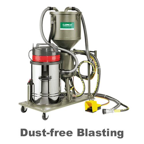 Clemco Dust-free Blasting at industryparts.biz