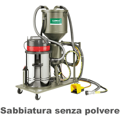 Clemco Sabbiatura senza polvere su industryparts.biz
