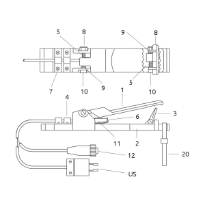 Ersatzteile Handhebel RLX-E