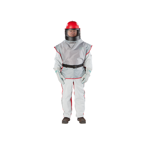 Clemco Blaster suit with leather front