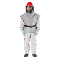 Clemco Blaster suit with leather front