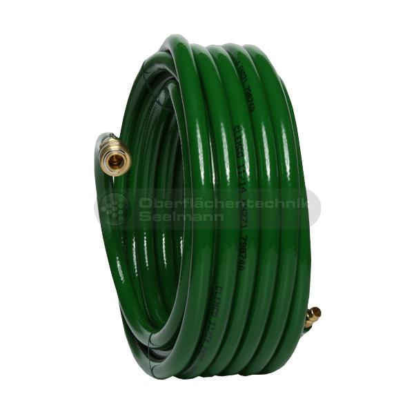 breathing air hose with fittings