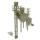 Clemco Elevador de cangilones para abrasivos, silo 2,0 m³, 6710 mm