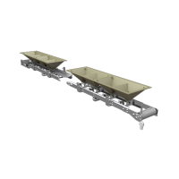 Clemco Belt Conveyor for Abrasive Media, 12 m