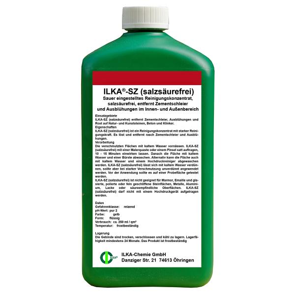 ILKA-SZ Hydrochloric acid free 1000 ltr