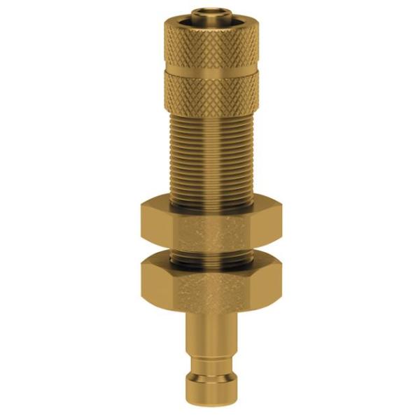 ESMC Plug, squeeze nut, brass, DN 2.7
