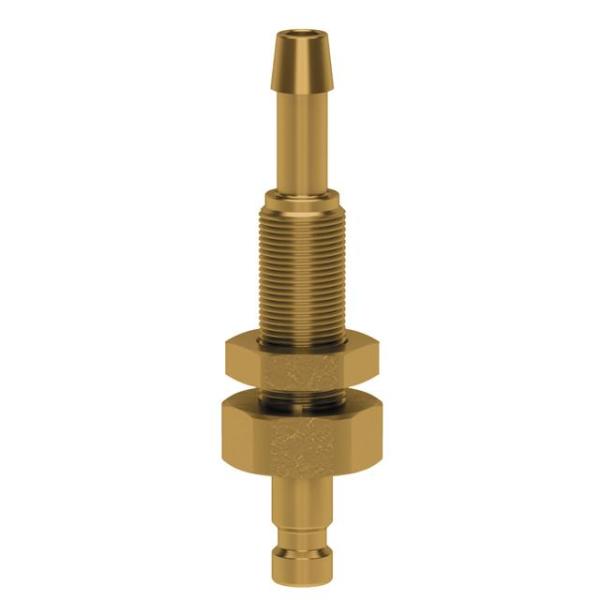 ESMC Plug, hose barb, brass, DN 2.7