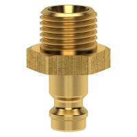 ESM Plug, male thread, brass, DN 5