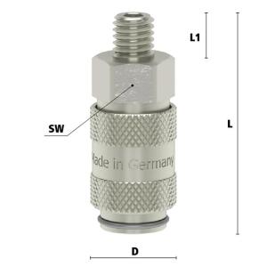 Luedecke ESMCN 18 A - Series ESMC DN 2.7 - Couplings with...