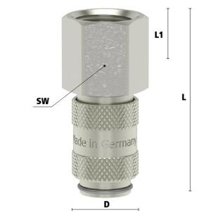 Luedecke ESMCN 18 I - Series ESMC DN 2.7 - Couplings with...