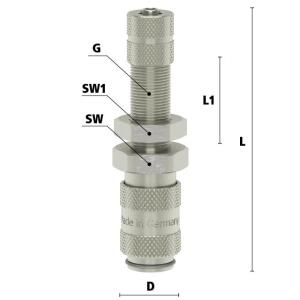 Luedecke ESMCN 4 TQSV - Série ESMC DN 2.7 -...