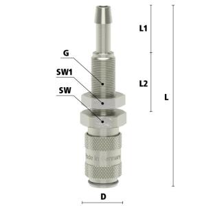 Luedecke ESMCN 3 TSV - Serie ESMC DN 2.7 - Raccordi con...