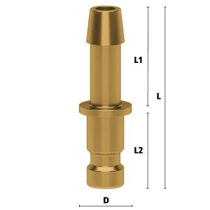 Luedecke ESMC 5 S - Serie ESMC DN 2.7 - Nipplo a innesto...