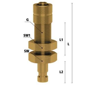 Luedecke ESMC 4 SQSV - Série ESMC DN 2.7 - Embout...