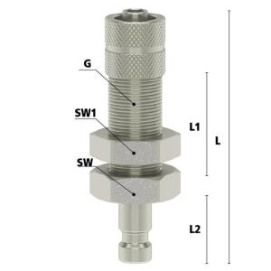 Luedecke ESMCN 34 SQSV - Série ESMC DN 2.7 -...