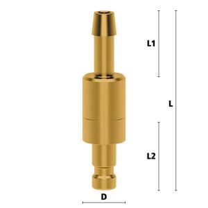 Luedecke ESMC 3 SAB - Serie ESMC DN 2.7 - Nipplo a...