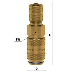 Luedecke ESMC 4 TQO - Serie ESMC DN 2.7 - Raccordi con...