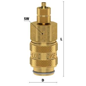 Luedecke ESM 35 TQ - Series ESM DN 5 - Couplings with...