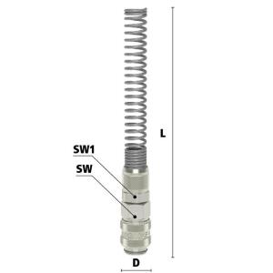 Luedecke ESMN 35 TQF - Series ESM DN 5 - Couplings with...