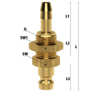 Luedecke ESM 6 SSV - Série ESM DN 5 - Embout avec...