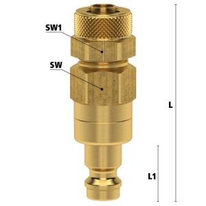 Luedecke ESM 4 SQAB - Serie ESM DN5 - Nipplo a innesto...
