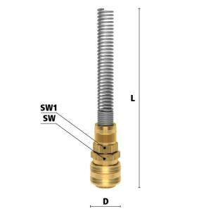 Luedecke ES 4 TQFO - Series ES DN 7.2 - Couplings with...