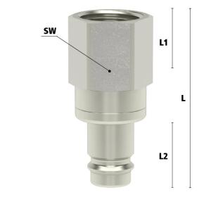 Luedecke ESIG 12 NIAB - Serie ESIG DN 10 - Nipplo a...