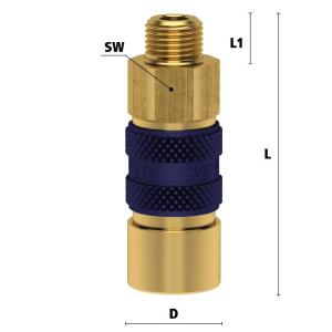 Luedecke ESMK 18 ABL - Series ESMK DN 5 - Couplings with...
