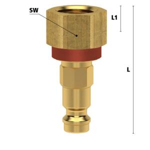 Luedecke ESMK 18 NIR - Series ESMK DN 5 - Plug with...