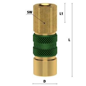 Luedecke ESMK 18 IG - Series ESMK DN 5 - Couplings with...