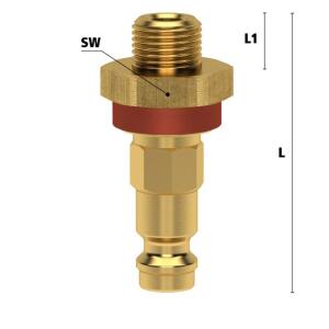 Luedecke ESMK 18 NAABR - Series ESMK DN 5 - Plug with...