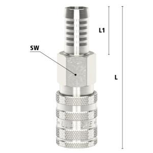Lüdecke ESB 10 T - Serie ESB DN 5.5 - Kupplungen mit...