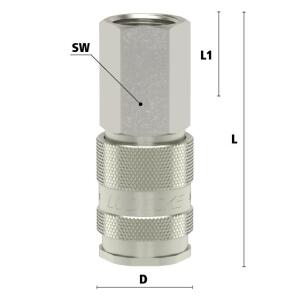Lüdecke ESAI 38 I - Serie ESAI DN 5.5 - Kupplungen...