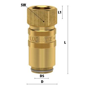 Luedecke ESHM 101 IAB - Serie ESHM DN 6 - Racores con...
