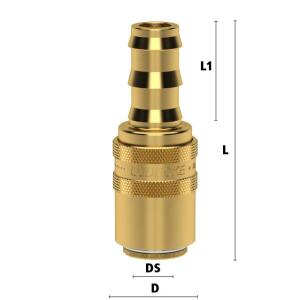 Lüdecke ESH 10 TAB - Serie ESH DN 9 - Kupplungen mit...