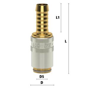 Luedecke ESHM 13 TL - Series ESHM DN 6 - Couplings with...