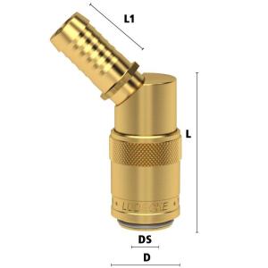 Lüdecke ESD 9 TL-45AB - Serie ESD DN 9 - Kupplungen...