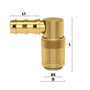 Luedecke ESD 13 T - Série ESD DN 9 - Raccords avec...