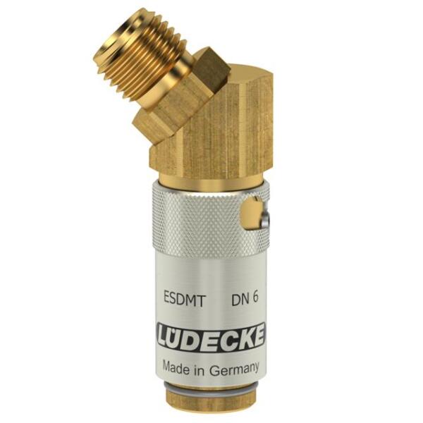 Luedecke ESDMT14AL45 - Series ESDMT DN 6 - Couplings with 45° external long thread (internal taper DIN 3863)
