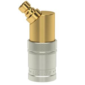 Lüdecke ESDFK-ESDMS-45 - Serie ESDF DN 9 - Kupplungen mit Stecknippel DN 6 - ESHM - Sytem Adapter und ESH-ESDF Systemadapter