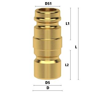 Luedecke ESD-ESH - Série ESD DN 9 - Adaptateur...