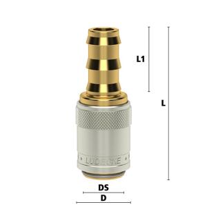 Luedecke ESD 13 T-90AB - Série ESD DN 9 - Raccords...
