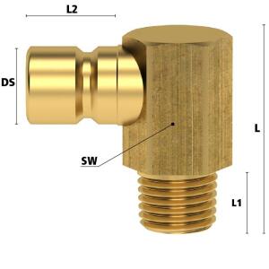 Luedecke ESD 1415 NA-90 - Série ESD DN 9 - Embout...