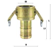 Luedecke MST 50-N - Parte del dado con Portagomma (foro pieno)
