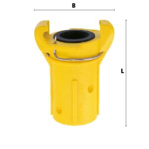 Luedecke CQP-1 - Raccords de tuyaux en nylon