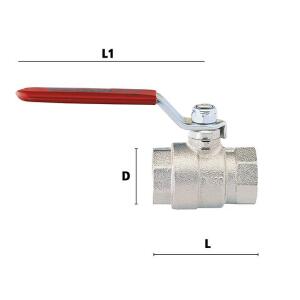 Luedecke K 20 K - Valvole a sfera con femmina ISO 228