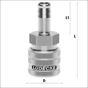 Lüdecke ESER 9 TO - Serie ESE DN 7.2 - Kupplungen...