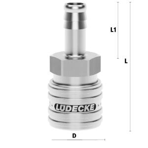 Lüdecke ESEG 10 TAB - Serie ESE DN 7.2 - Kupplungen...