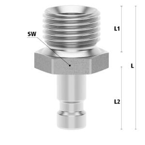 Luedecke ESMCE 5 NA - Série ESMCE DN 2.7 - Embout...